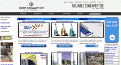 Desktop Screenshot of deepexcavation.com