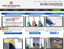 Tablet Screenshot of deepexcavation.com